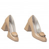 Eleganta damskor 1291 beige lack