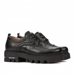 Dam casual skor 6047 svart kombinerad