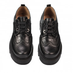 Dam casual skor 6047 svart kombinerad