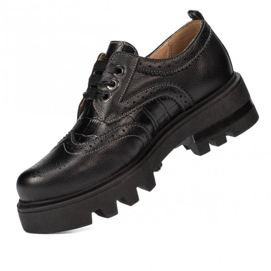 Dam casual skor 6047 svart kombinerad