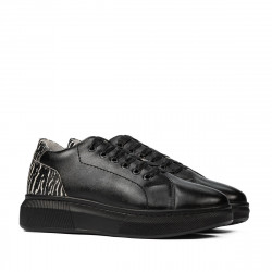 Casual/sportskor 6048 svart kombinerad