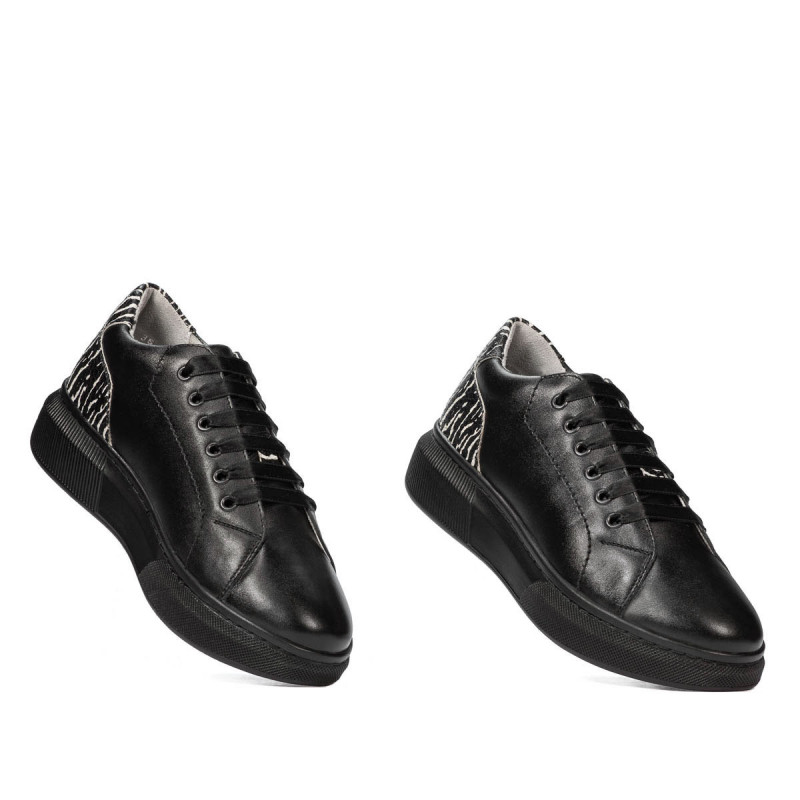 Casual/sportskor 6048 svart kombinerad