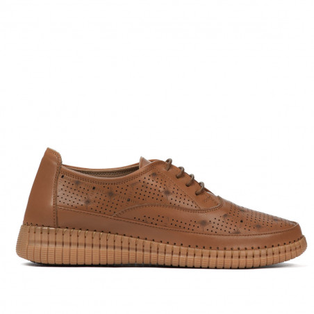 Damskor moccasiner 6045 kamel
