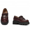 Damskor casual 6044 vinröd