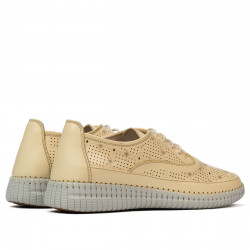Damskor moccasiner 6045 citron