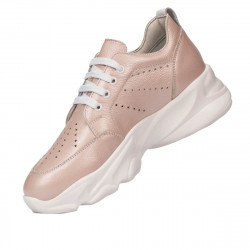 Damsneakers 6046 pärlpuder