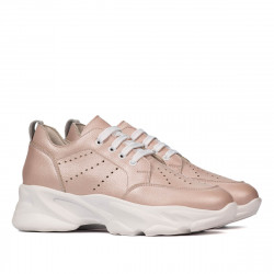 Damsneakers 6046 pärlpuder