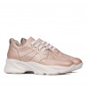 Damsneakers 6046 pärlpuder