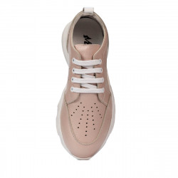 Damsneakers 6046 pärlpuder