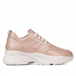 Damsneakers 6046 pärlpuder