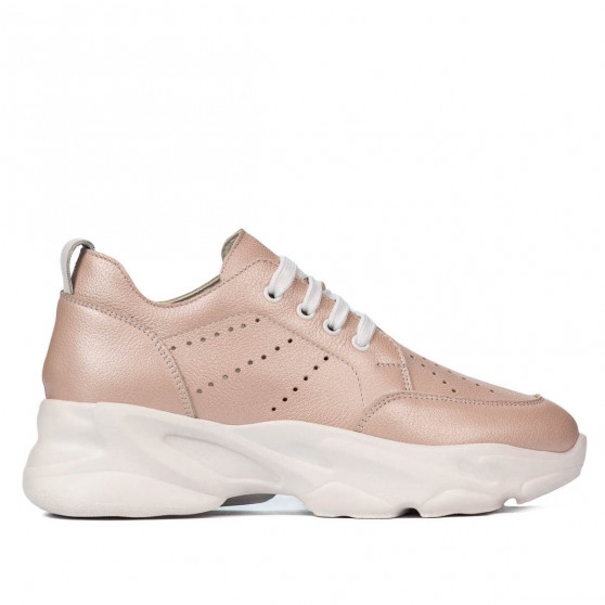 Damsneakers 6046 pärlpuder