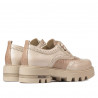 Dam casualskor 6047 beige kombinerad