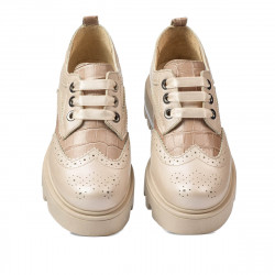 Dam casualskor 6047 beige kombinerad