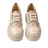 Dam casualskor 6047 beige kombinerad