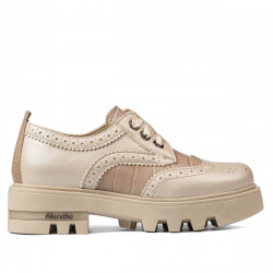 Dam casualskor 6047 beige kombinerad