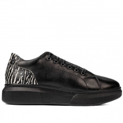 Casual/sportskor 6048 svart kombinerad
