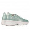 Damsneakers 6046 turkos pärlemor