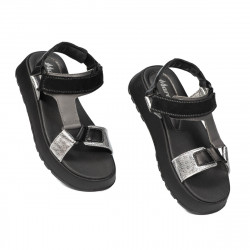Dam sandaler 5082 svart kombinerad