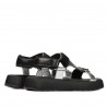 Dam sandaler 5082 svart kombinerad