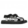 Dam sandaler 5082 svart kombinerad