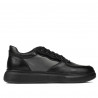 Svarta kombinerade sneakers 938