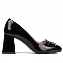 Eleganta damskor 1291 svart lack