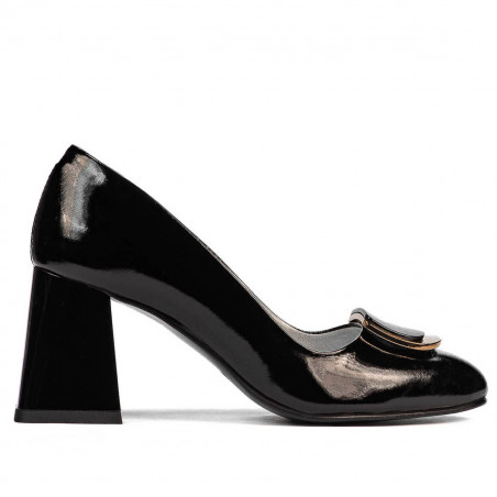 Eleganta damskor 1291 svart lack
