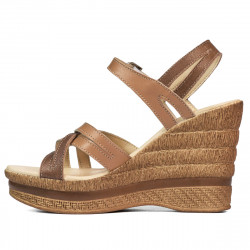 Dam sandaler 5086 kamel kombinerad