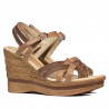 Dam sandaler 5086 kamel kombinerad
