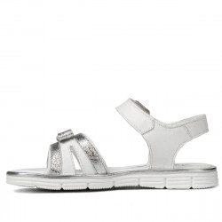 Barnsandaler 539 vit kombinerad