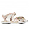 Barnsandaler 539 lack beige kombinerad