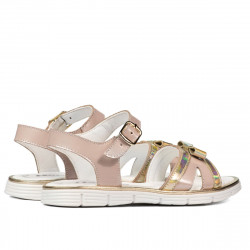 Barnsandaler 539 lack beige kombinerad