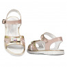 Barnsandaler 539 lack beige kombinerad
