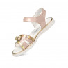 Barnsandaler 539 lack beige kombinerad