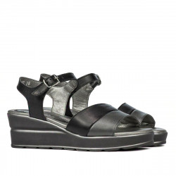 Dam sandaler 5087 svart kombinerad
