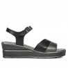 Dam sandaler 5087 svart kombinerad