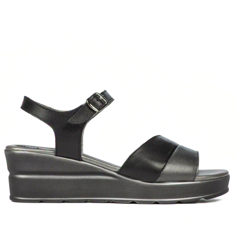 Dam sandaler 5087 svart kombinerad