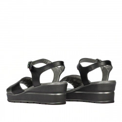 Dam sandaler 5087 svart kombinerad