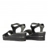 Dam sandaler 5087 svart kombinerad