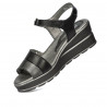 Dam sandaler 5087 svart kombinerad