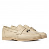 Dam moccasiner 6054 krämfärgade