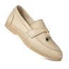 Dam moccasiner 6054 krämfärgade