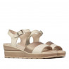 Damsandaler 5087 beige kombinerad