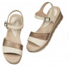Damsandaler 5087 beige kombinerad