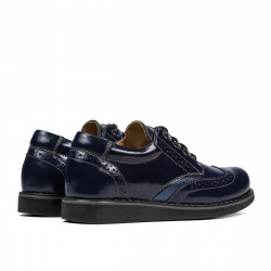 Barnskor 154 lack indigo kombinerad