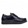Barnskor 154 lack indigo kombinerad