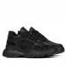 Dam sneakers 6053 svart kamouflage kombinerat
