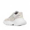 Dam sportskor 6053 beige kamouflage kombinerad