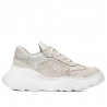 Dam sportskor 6053 beige kamouflage kombinerad