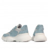 Dam sneakers 6053 blå kamouflage kombinerad